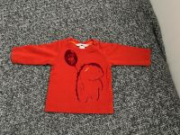 ☘️ H&M Langarmshirt Monster rot-orange 68 ☘️ Nordrhein-Westfalen - Hagen Vorschau