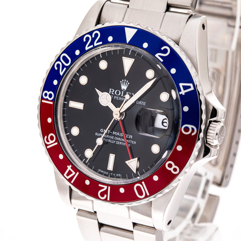 Rolex GMT-Master Pepsi Stahl 16750 1A Zustand 1982 in Hannover