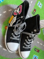 NEU Snoopy Sneaker Turnschuhe Knöchelschuhe 41, schwarz weiß Sachsen - Neukirchen/Erzgeb Vorschau