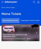 Verkaufe 7.09. Samstag Comfort Ticket Lollapalooza Nordrhein-Westfalen - Mönchengladbach Vorschau