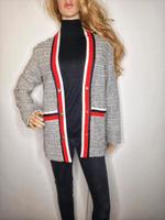 Maje Visala Cardigan 36 (FR38) ecru schwarz Blazer Bouclé Stuttgart - Bad Cannstatt Vorschau