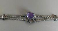 Vintage 835er Silber Armband mit Amethyst ca 19 cm lang Düsseldorf - Flingern Nord Vorschau