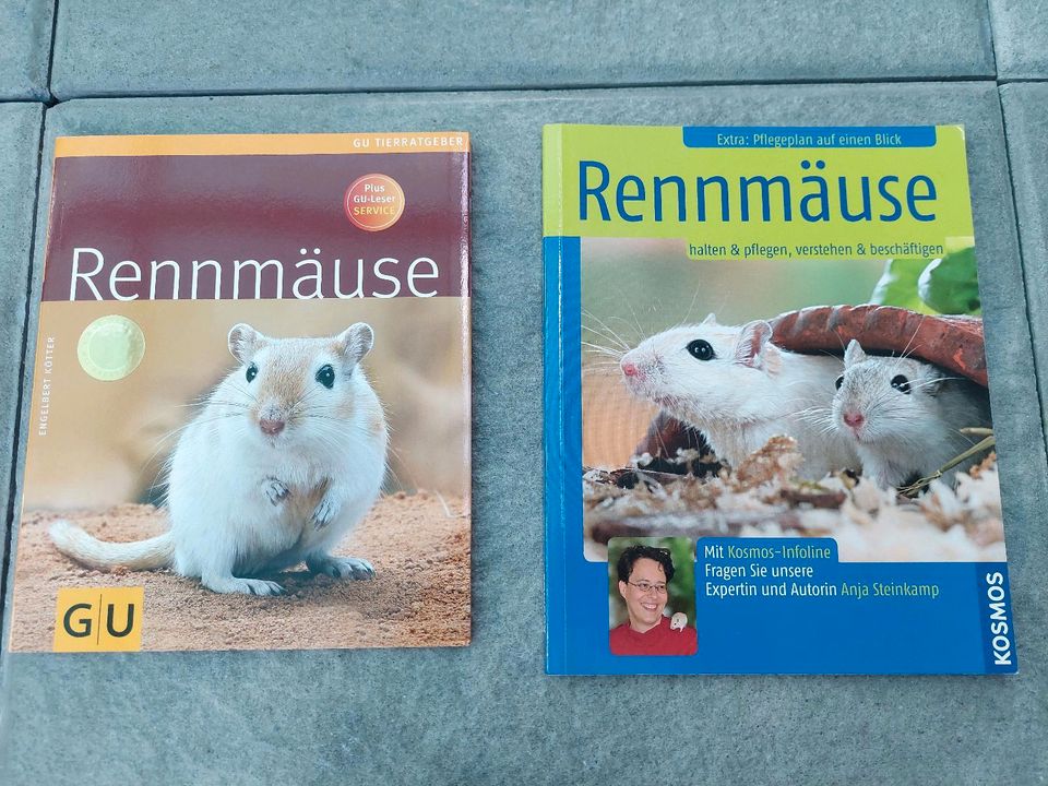 2 Bücher /Ratgeber Rennmäuse GU/Kosmos in Seggebruch