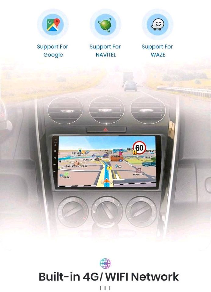 Android Autoradio Mazda CX-7 2008 - 2015 Multimedia GPS 2 din in Burghausen