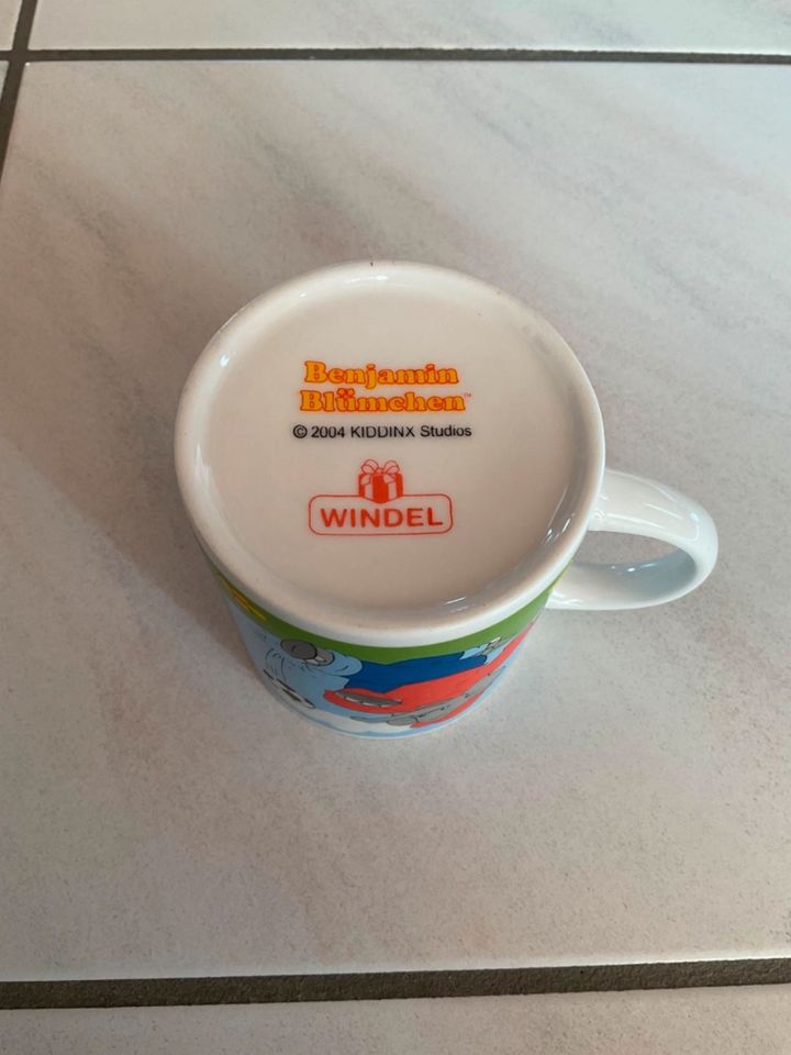 Benjamin Blümchen Fußball Tasse 2004 wg Haushaltsauflösung in Detmold