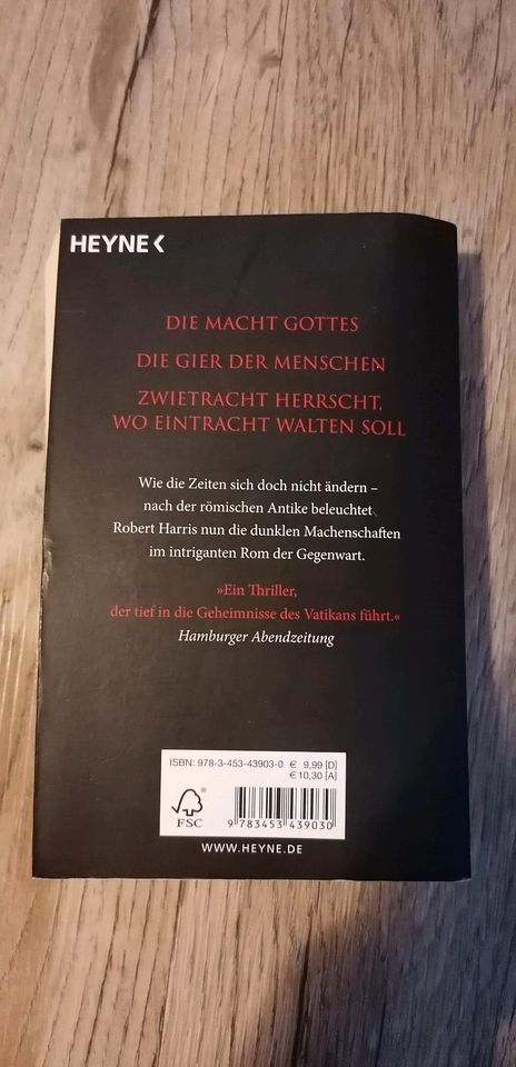 Konklave - Robert Harris Spiegel Bestseller Roman Taschenbuch in Osnabrück