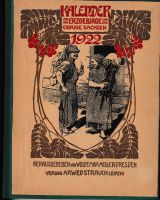 1922 Kalender für das Erzgebirge Sachsen - Kurort Seiffen Vorschau