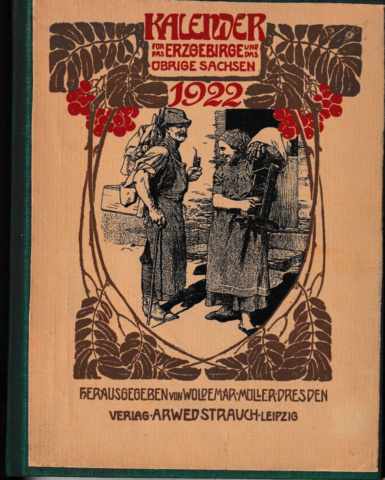1922 Kalender für das Erzgebirge in Kurort Seiffen
