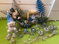Weihnachtsdeko blau Schneemann Rentier Engel  beleuchtet Nordrhein-Westfalen - Lippetal Vorschau