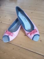 Süsse Peep Toe Ballerinas in Maritim Look. Neu. West - Nied Vorschau