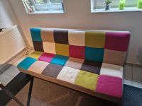 Sofa/Couch in Bunt mit Schlaffunktion Nordrhein-Westfalen - Mettmann Vorschau
