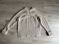 Pullover H&M natur WOLLE beige Strickmuster 36 38 S M Dithmarschen - Brunsbuettel Vorschau