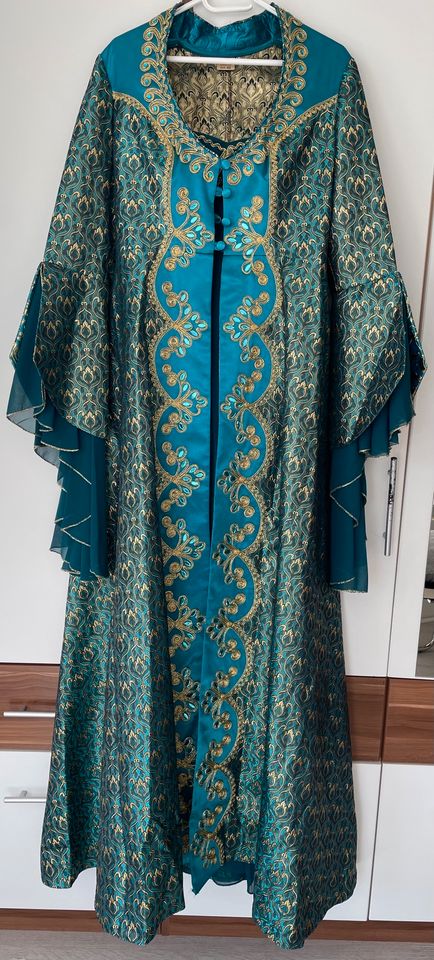 Hennakleid Kaftan Bindalli Abendkleid türkis in Berlin