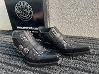 New Rock Ankle Boots Schuhe 39 Leder Nieten Bayern - Schwabsoien Vorschau