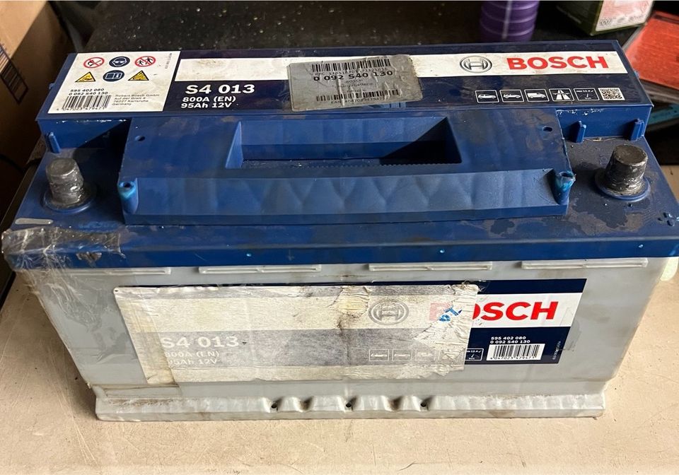 Bosch Starterbatterie Autobatterie 95Ah in Baden-Württemberg - Bad  Schönborn, Ersatz- & Reparaturteile