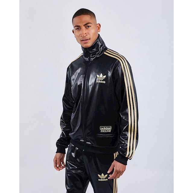 Adidas Firebird Anzug Chile 62 Schwarz Gold Jacke Hose Tracksuit in Hamburg