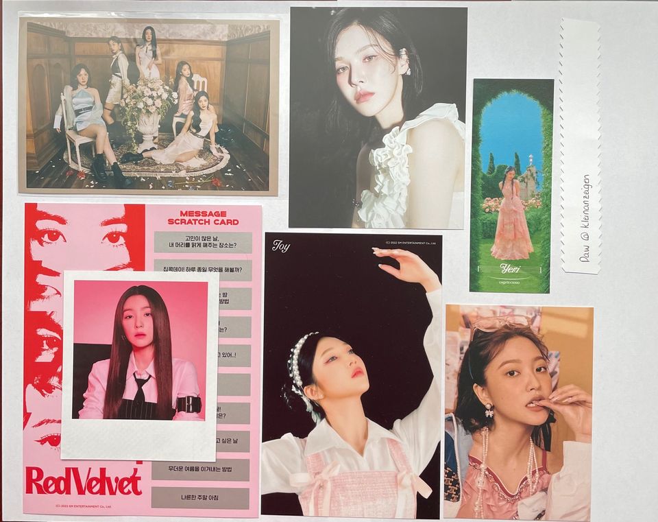 Red Velvet Photocard chill kill Seulgi Wendy Joy Yeri wish you in Winnenden