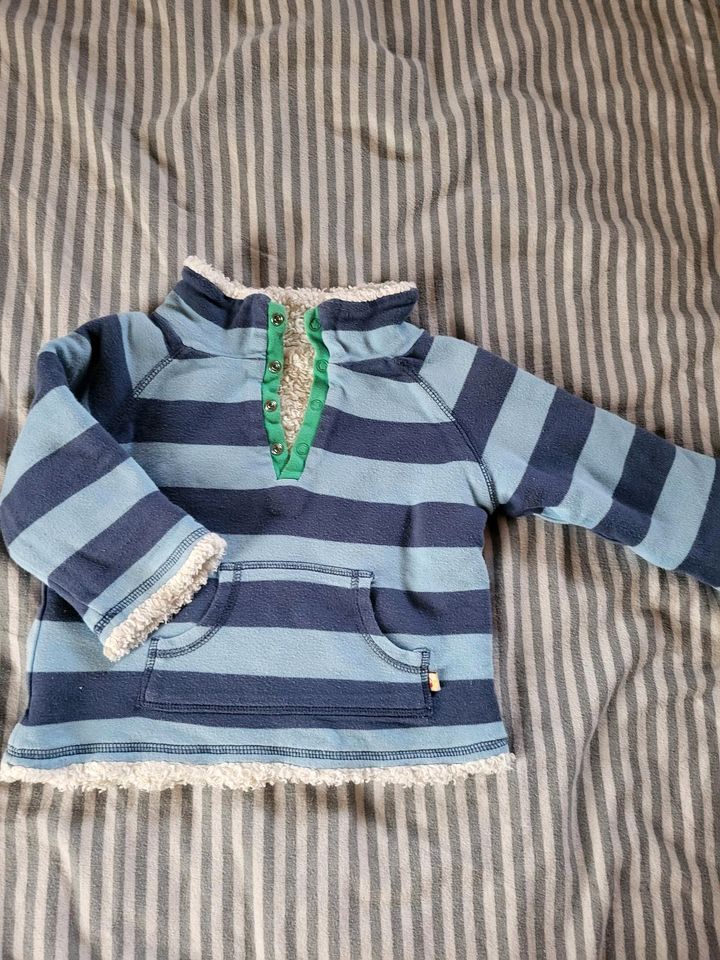 Frugi warmer Pullover gestreift Größe 86 bio organic Baumwolle in Braunschweig