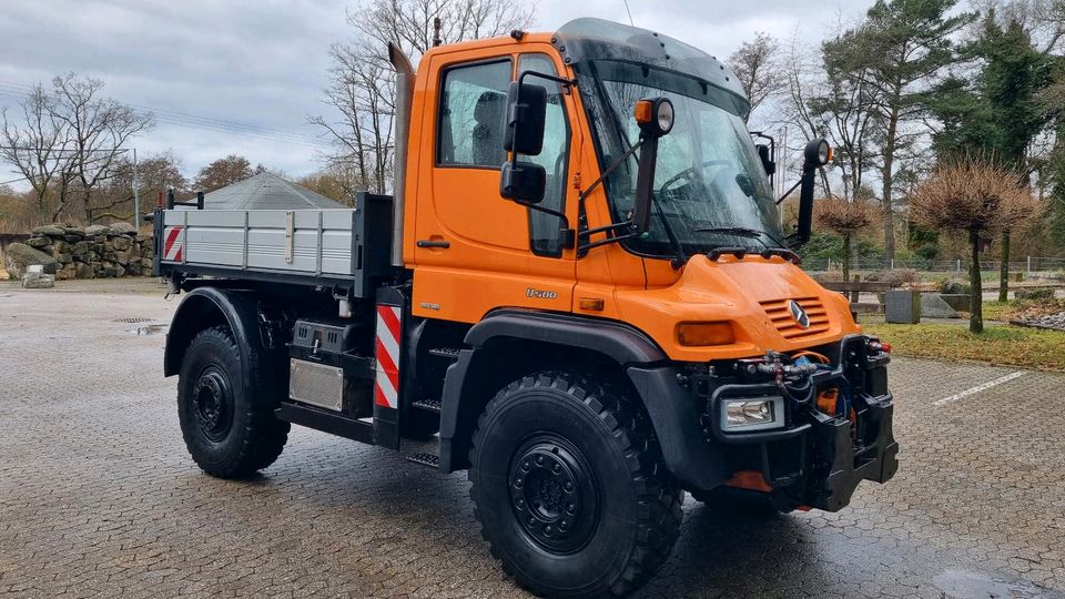 Unimog 405 U500 2013 6500 Stunden Hydrostat Variopilot Mercedes Benz U 500 400 300 318 423b430 530 in Selters