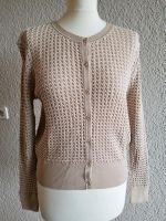 Sandro Paris Cardigan Strickjacke Lochstrick nude Luxus Bayern - Ahorn b. Coburg Vorschau