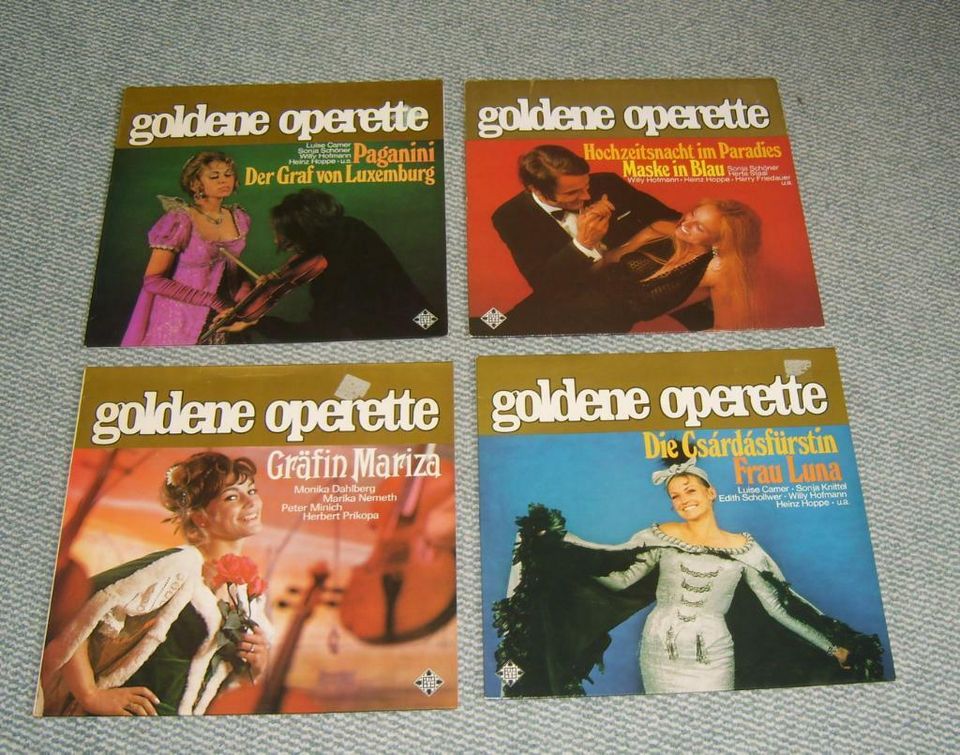 Goldene Operette Schallplatte LP Vinyl Sammlung Stückpreis in Röthenbach