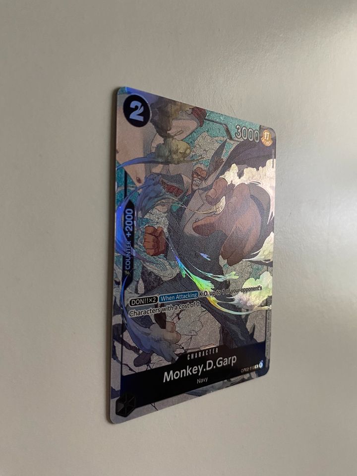 Garp Alt Art | One Piece Card Game | Paramount War Karte Holo in München