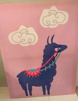 Bild Leinwand Lama Kinderzimmer rosa 60x80 cm top Duisburg - Duisburg-Mitte Vorschau