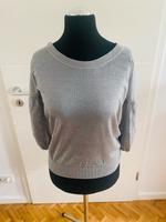 Hallhuber Pullover 3/4 Ärmel, Ballonärmel, grau, Wolle, Größe M Köln - Nippes Vorschau