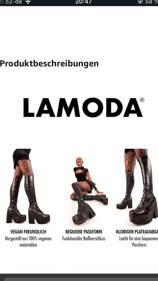 Lamoda Stiefel Gothic Steampunk Plateau 40 schwarz OVP in  Nordrhein-Westfalen - Hamm | eBay Kleinanzeigen ist jetzt Kleinanzeigen