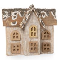 Deko Holzhaus Weihnachts Deko Fensterdeko Tischdeko 29cm Nordrhein-Westfalen - Bocholt Vorschau