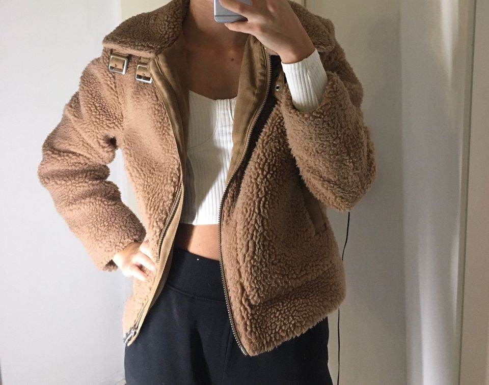 H&M Jacke Mantel Teddy Teddybär Fake Fell in Bremen