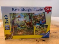 NEU OVP Puzzle Wald/Zoo und Haustiere 3x49 Teile Bayern - Sulzbach a. Main Vorschau