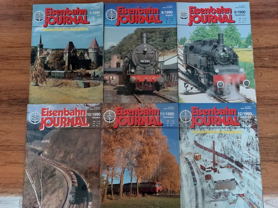 Eisenbahn-Journal 1,2,3,4,5,6,7,8,9,10,11, u. 12 v.1990 in Simmerath