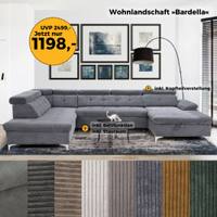 Wohnlandschaft Schlaf-Funktion Cord Bettkasten Sofa UVP 2499,-NEU Hessen - Kassel Vorschau
