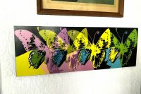 Wandbild Schmetterling Pop Art Kunstdruck Holzrahmen 95 cm Rheinland-Pfalz - Mutterstadt Vorschau