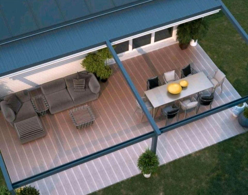 Pergola, flex Terrassendach, Terrassendach ohne Baugenehmigung in Herten