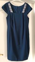 Blaues Cocktailkleid mit Perlen Saarland - Völklingen Vorschau