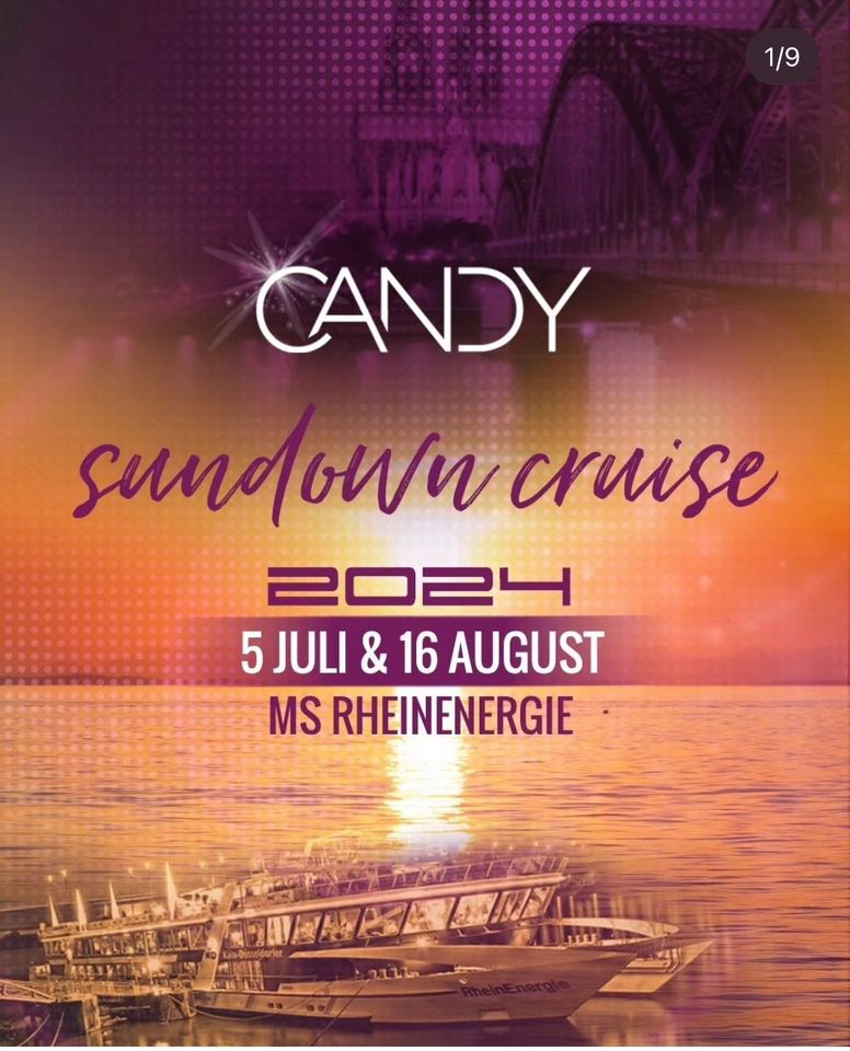 Candy Cruise 16.08 Lady Ticket, Köln in Köln