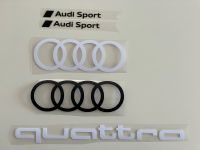 ⭐️ Audi Aufkleber Dekor Sticker Ringe quattro Sline Sport ⭐️ Baden-Württemberg - Höpfingen Vorschau