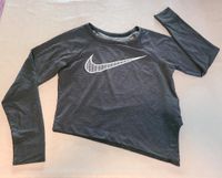 Nike Sportswatshirt mit schrägem Schnitt grau dri-fit Bayern - Bad Reichenhall Vorschau
