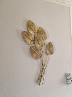 Wanddeko Ornament Blätter Gold Blumen Skulptur 102cm Leben Bild Kreis Ostholstein - Bad Schwartau Vorschau