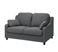 IKEA Couch Vinliden; 2er Sofa; Hakebo dunkelgrau Mitte - Wedding Vorschau