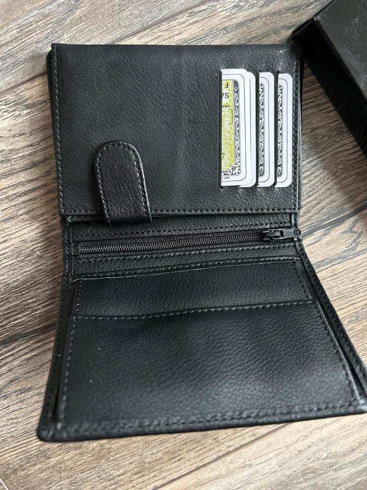 NEU OVP❤️ THIERRY MUGLER Portemonnaie schwarz Nappaleder Leder in Limburg