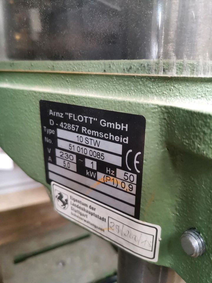 Ständerbohrmaschine Säulenbohrmaschine Tischbohrmaschine FLOTT E1, TB10 13 4000ST STW - ab 550€ in Buch