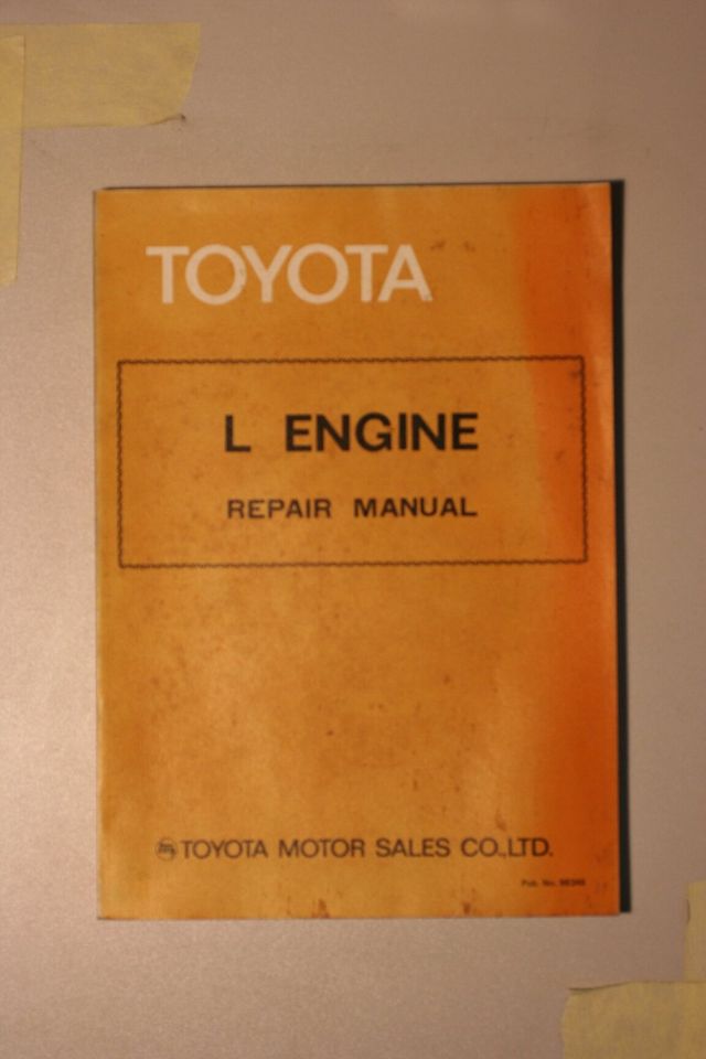 Toyota L Engine Repair Manual 98348 in Bodenfelde