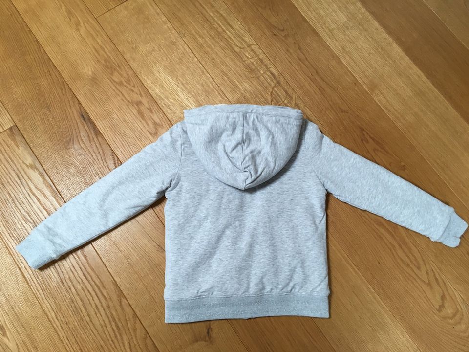 flauschige Kapuzen Sweat Jacke PEPE JEANS Silber Grau Gr. 140 in Leipzig