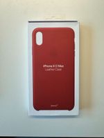 iPhone XS Max Lederhülle rot NAGELNEU und in OVP Baden-Württemberg - Frickenhausen Vorschau