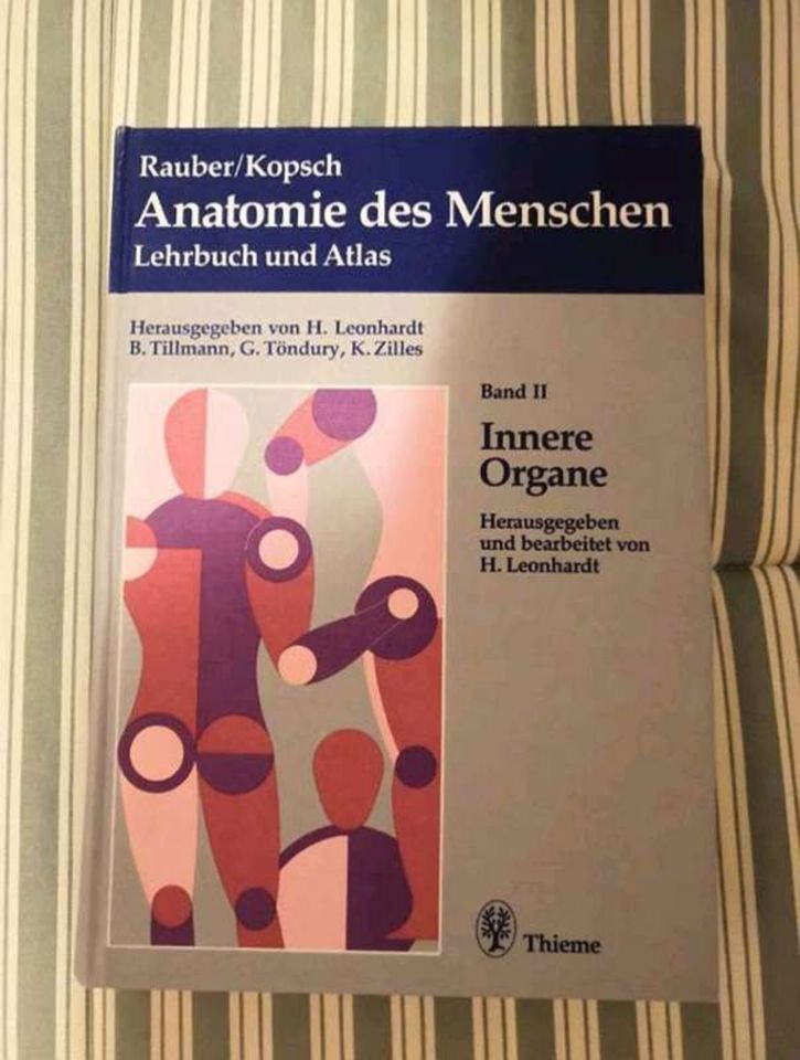 Wertvolle Rauber/ Kopsch Anatomie des Menschen Teil 1 bis 4 in München