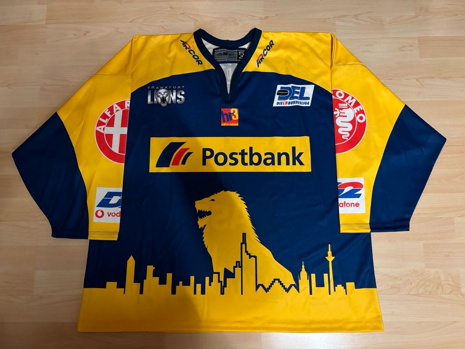 Eishockey Löwen Frankfurt Trikot 2002/03 FRASER 35 Größe 54 in Langen (Hessen)