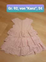 Festliches Kleid in schönem Rosa, Gr. 92, 100% Baumwolle Baden-Württemberg - Hohentengen Vorschau